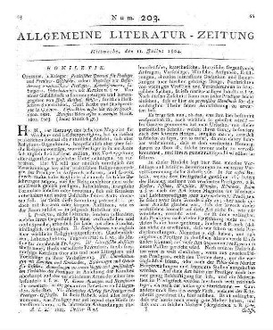 Katechetische Methode in Unterredungen über moralisch-religiöse Gegenstände. Schleswig: Röhlß 1803