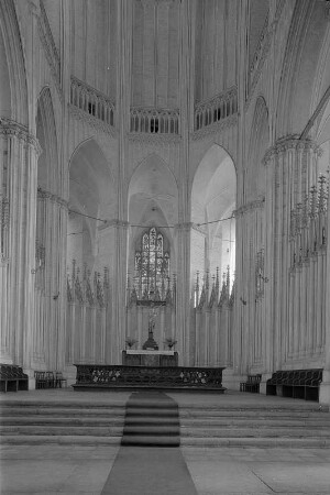 Stralsund. St.-Marien-Kirche, Langhaus gen Osten