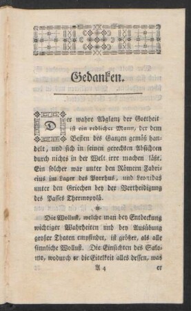 Gedanken