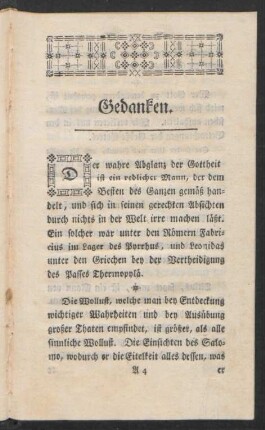 Gedanken