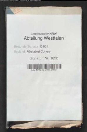 Corveysche Kammer gegen die von Kanne wegen des Zehnten zu Lüchtringen