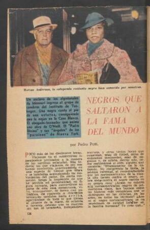 Negros que saltaron a la fama del mundo