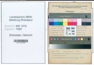 Entnazifizierung Heinrich Schrooten , geb. 24.01.1896 (Kahnwaerter)