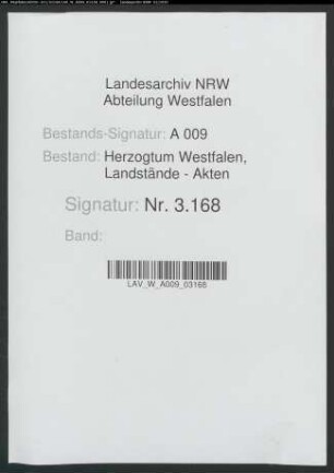 Akten des Hofrats und der Landtagskommissare betr. den wegen des kurkölnischen Reichskontingents einberufenen außerordentlichen Landtag 1795