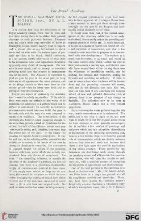 35: The Royal Academy Exhibition, 1905