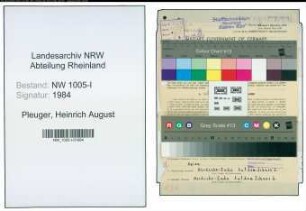 Entnazifizierung Heinrich August Pleuger , geb. 19.09.1920 (Freileitungsmonteur)