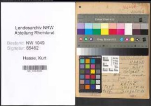 Entnazifizierung Kurt Haase , geb. 27.09.1899 (Buchhalter)