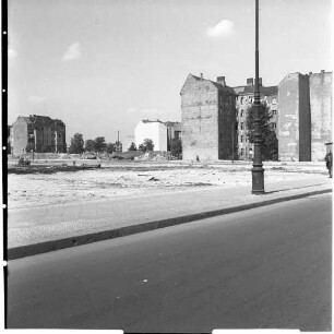 Negativ: Gelände, Martin-Luther-Straße 21, 1953