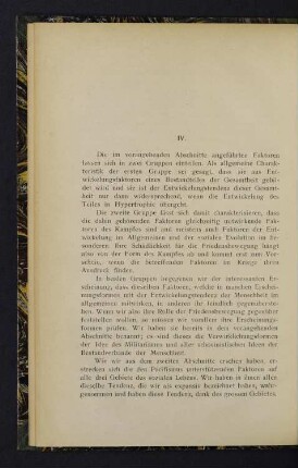 30 IV. Die Wechselbeziehung der positiven und negativen Faktoren