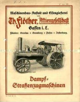 Dampf-Straßenzugmaschinen