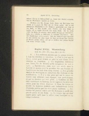 Kapitel XVIII. Wortstellung.