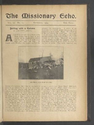 No. 11. November, 1903