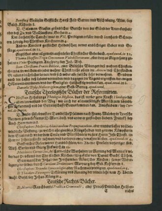 Teutsche Rechts-Bücher.
