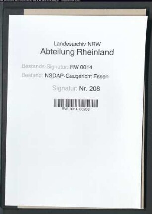Zurückweisung der Beschwerde des Pg. Friedrich CZEPLUCH, geb. 21.9.1905, Techniker in Essen, gegen den Ausschluß aus der NSDAP wegen strafrechtlicher Verurteilung wegen "widernatürlicher Unzucht" (§ 175 StGB)