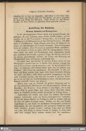 Ausfüllung des Rahmens, Formate, Beiwerke und Hintergründe