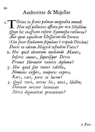 Authoritas & Majestas