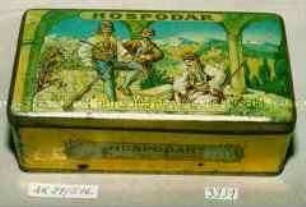 Blechdose für 100 Stück "HOSPODAR CIGARETTES"