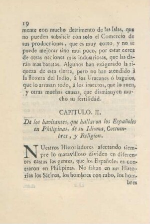Capitulo. II. De los havitantes, que hallaron los Espanoles en Philipinas, ...