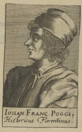 Bildnis des Iohannes Franciscus Poggius