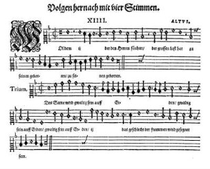 Volgen hernach mit vier Stimmen