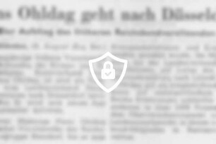 [Name maskiert] geht nach Düsseldorf
