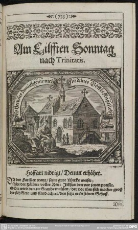 Am Eilfften Sonntag nach Trinitatis