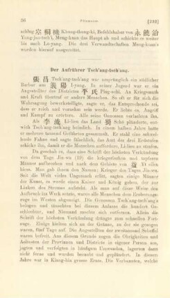 Der Aufrührer Tsch'ang-tsch'ang