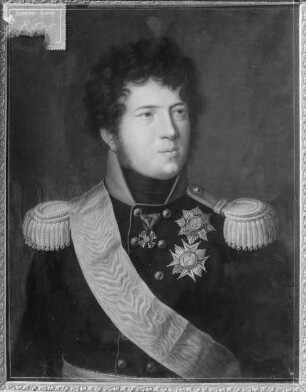 Karl Ludwig Friedrich, seit 1811 Großherzog von Baden. Bildnis in Uniform