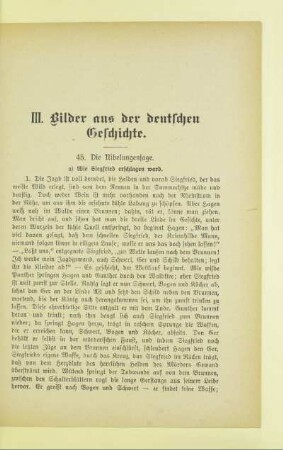 III. Bilder aus der deutschen Geschichte