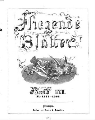 Fliegende Blätter. 62 = Nr. 1537 - 1562. 1875