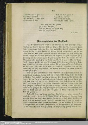 Walpurgisfeier im Vogtlande
