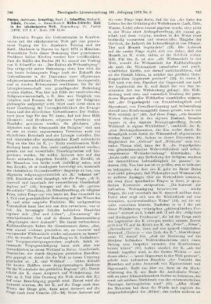 709-711 [Rezension] Kult in der säkularisierten Welt