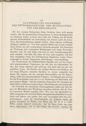 VI Bauwerke und Bildwerke des Frühchristentums, des Mittelalters und der Renaissance