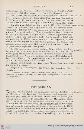 ⟦Bittelschieß⟧