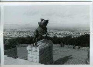 Reiterstandbild des "Rhodes Memorial", Denkmal für den Premierminister der Kapkolonie Cecil Rhodes, Kapstadt, Südafrika