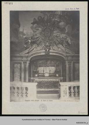 Santi Ambrogio e Carlo al Corso, Cappella delle reliquie, Rom