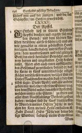 146-158, LXXXV. Der Apffel - XC. Der unglückhaffte Spieler