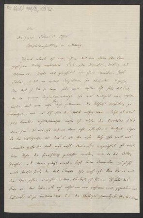 Brief an B. Schott's Söhne : 17.02.1860