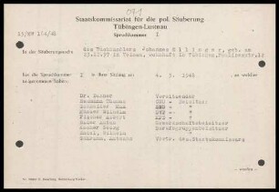 Ellinger, Johannes