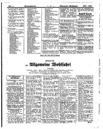 Allgemeine Wohlfahrt