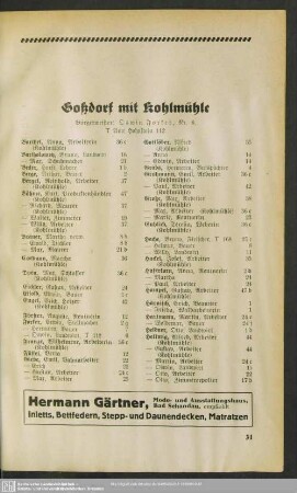 Goßdorf mit Kohlmühle