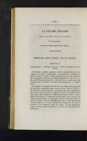 La Guyane anglaise