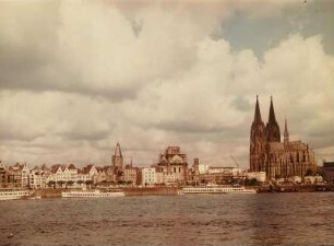 Ohne Titel ( Köln, Blick auf das Linksrheinische Ufer)