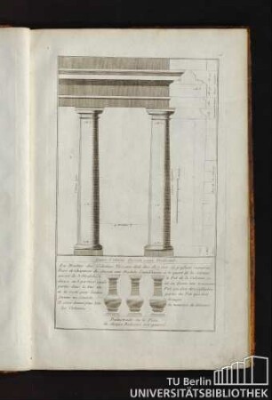 16. Entre Colonne Toscan sans Piedestal.