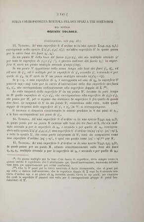 Sulla corrispondenza multipla fra due spaxii a tre dimensioni.