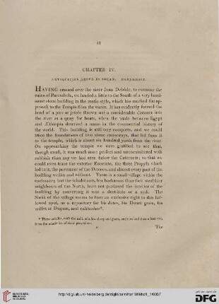 Chapter IV: Antiquities avove Ex Souan. Parembole