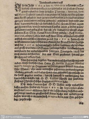 Vorrede und antwort auff D. Röslins anzüge.