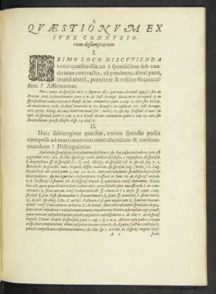 Quaestionum Ex Iure Connubiorum desumptarum
