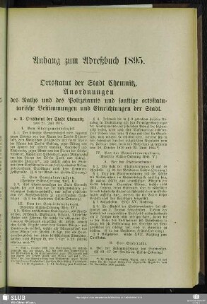 Anhang zum Adreßbuch 1895