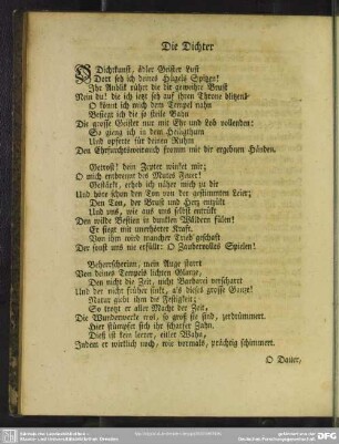 Die Dichter